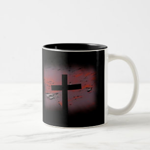 Romans 15:13 Two-Tone coffee mug