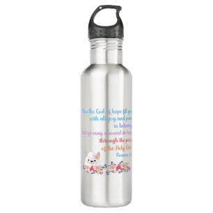 Romans 15 Bible Verse Design 710 Ml Water Bottle