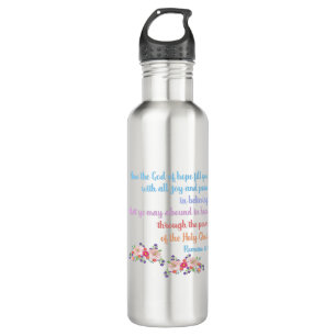 Romans 15 Bible Verse Design 710 Ml Water Bottle