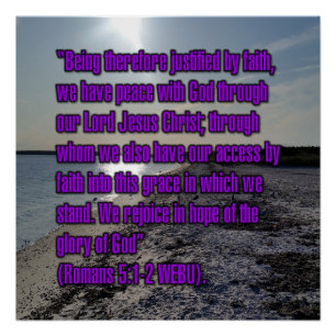 Romans 5:1-2 WEBU Poster