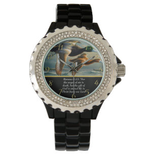   Romans 6:23 Christian Faith cross with ducks   Watch