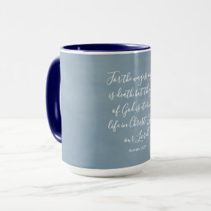 Romans 6:23 Customisable Bible Verse  Mug