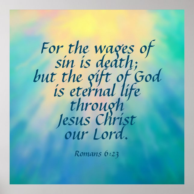 Romans 6:23  poster (Front)