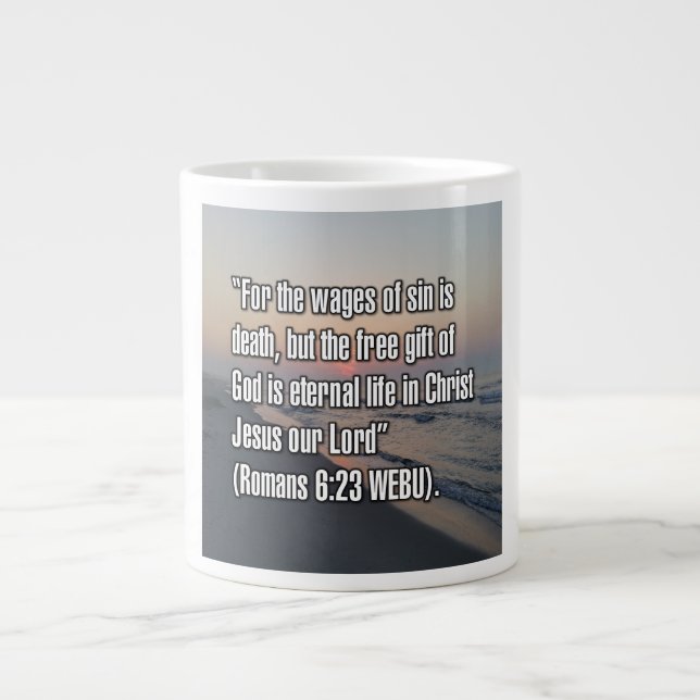 Romans 6:23 WEBU Mug (Front)
