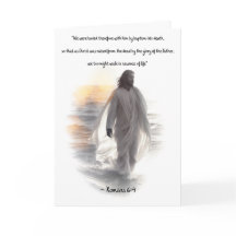 Romans 6: 4 Baptism Greeting Card