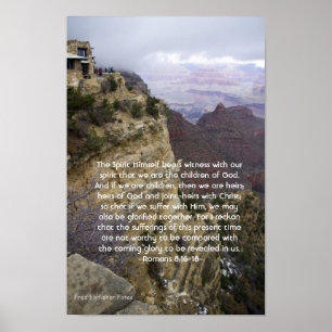 Romans 8:16-18 Poster