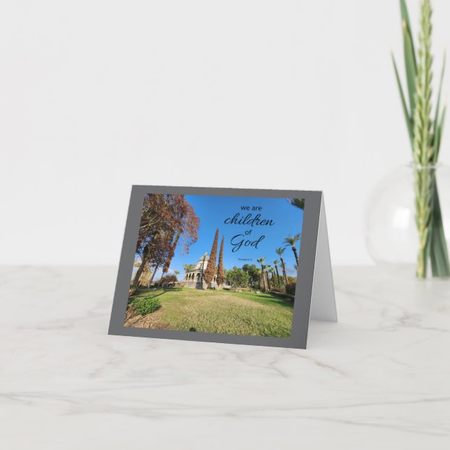 Romans 8:16 Folded Notecard | Children of God (Front)