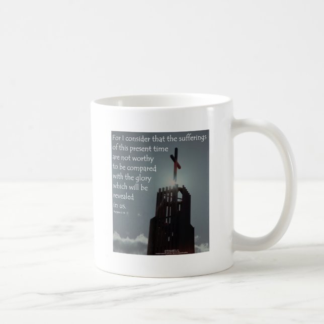 Romans 8:18 Glory to be Revealed Coffee Mug (Right)