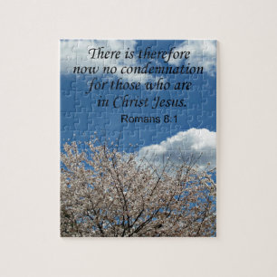 Romans 8:1 There is therefore now no condemnation Jigsaw Puzzle