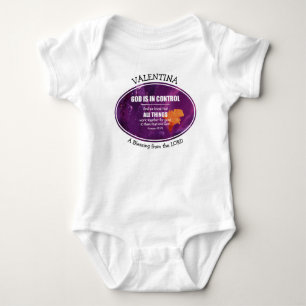 Romans 8:28   ALL THINGS WORK TOGETHER Custom Baby Bodysuit