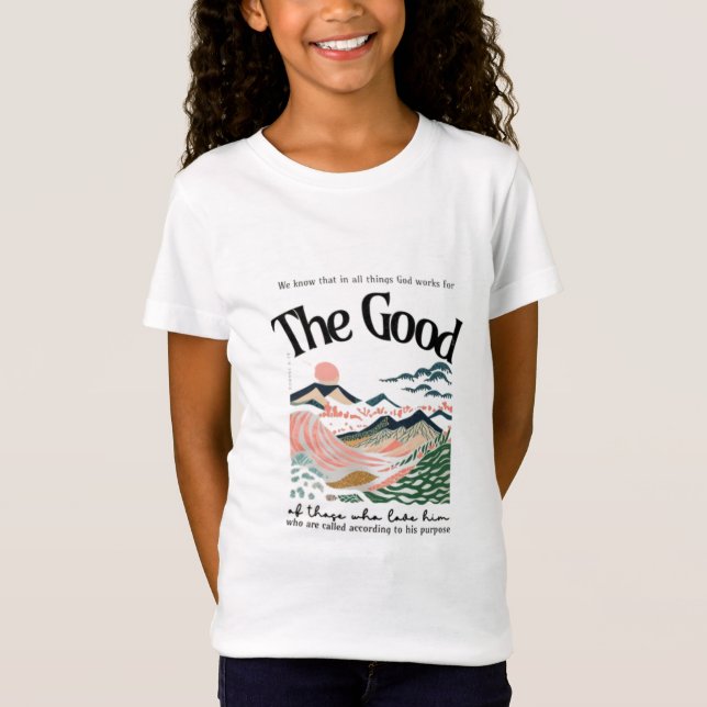 Romans 8:28 Artwork T-Shirt (Front)
