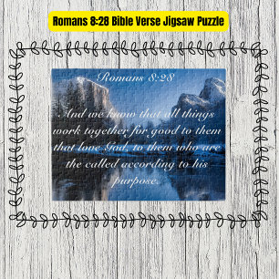 Romans 8:28 Bible Verse Jigsaw Puzzle