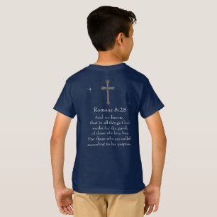 Romans 8:28 Christian Bible verse T-Shirt