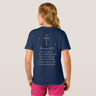 Romans 8:28 Christian Bible verse T-Shirt