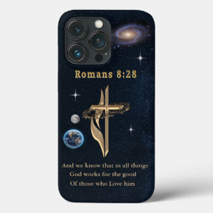 Romans 8:28 Christian iPhone 13 Pro Case