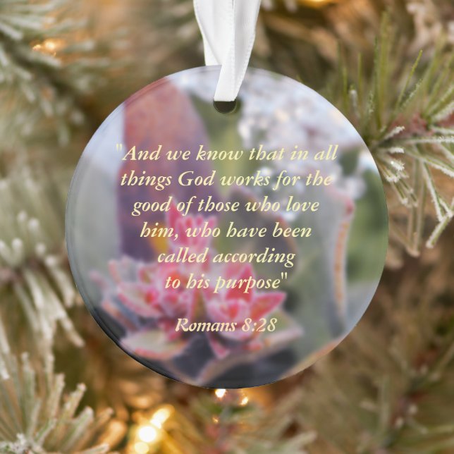 Romans 8:28 ornament (Tree)