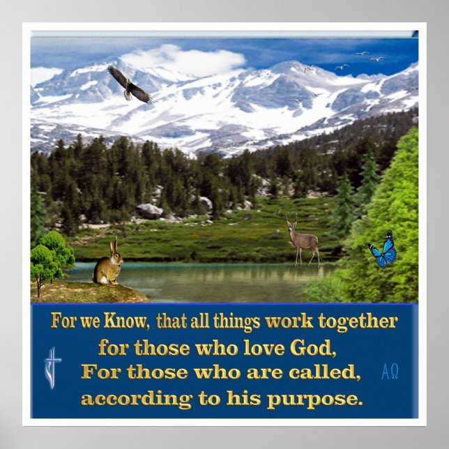 Romans 8:28 poster (Front)