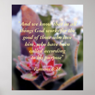 Romans 8:28 poster