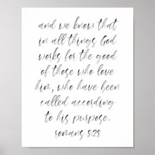 Romans 8:28 poster