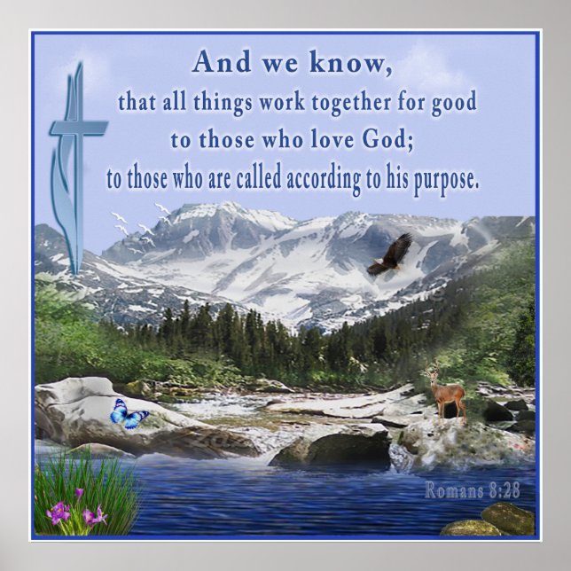 Romans 8:28 poster (Front)