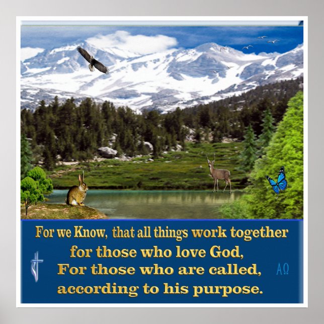 Romans 8:28 poster (Front)