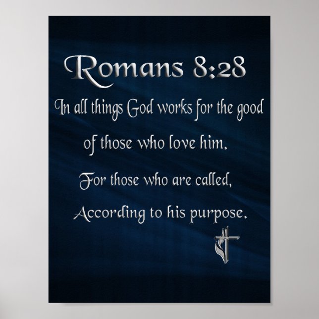 romans 8:28 poster (Front)