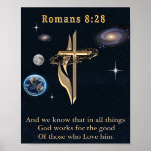 Romans 8:28 poster