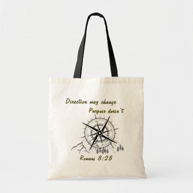 Romans 8:28 tote (Front)