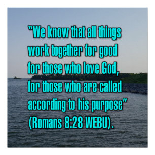 Romans 8:28 WEBU Poster