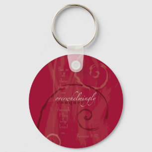 Romans 8:37 key ring
