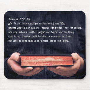 Romans 8:38-39 mouse mat