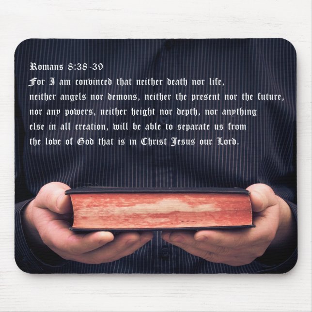 Romans 8:38-39 mouse mat (Front)
