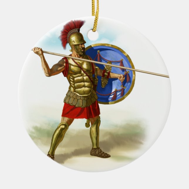 romans ceramic tree decoration (Front)