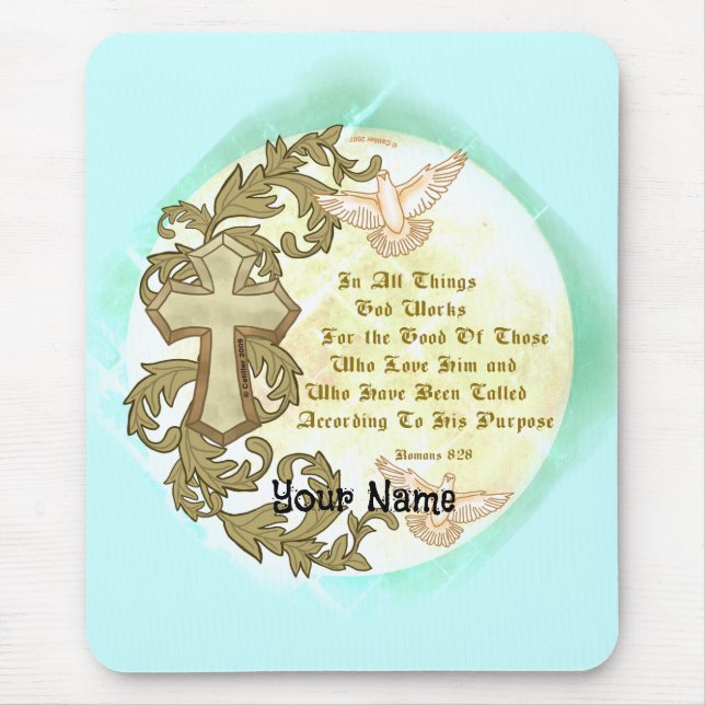 Romans Eight 28 Mouse Mat (Front)