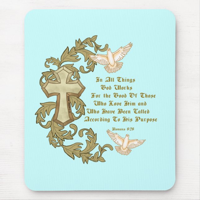 Romans Eight 28 Mouse Mat (Front)