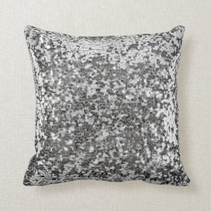 RomanSequinn Silver Cushion