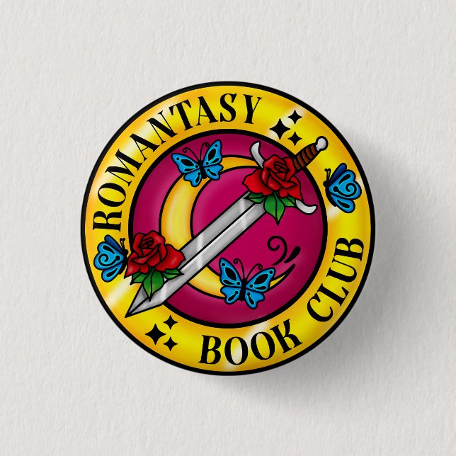 Romantasy Book Club Badge (Front)