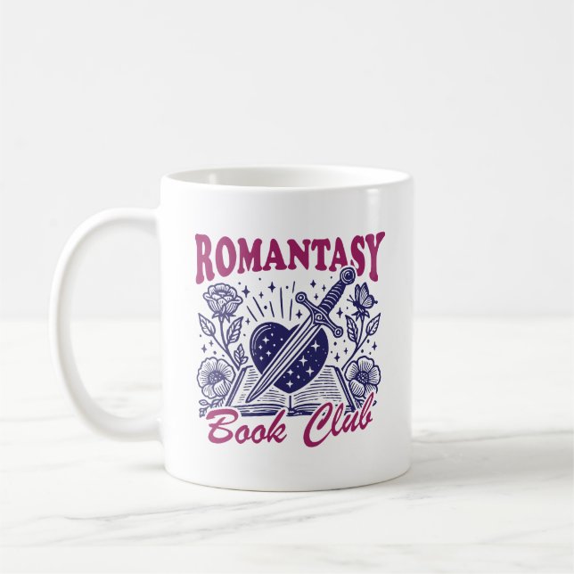 Romantasy book club  coffee mug (Left)