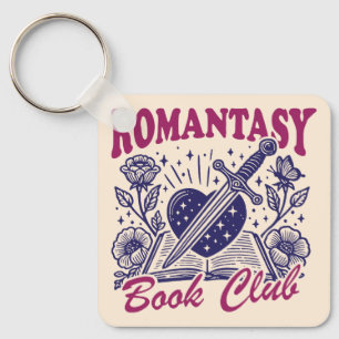Romantasy book club key ring