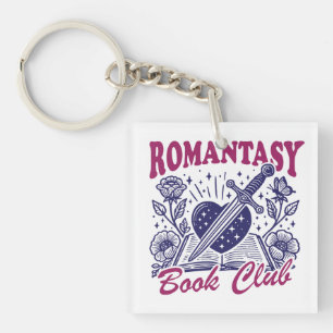 Romantasy book club key ring