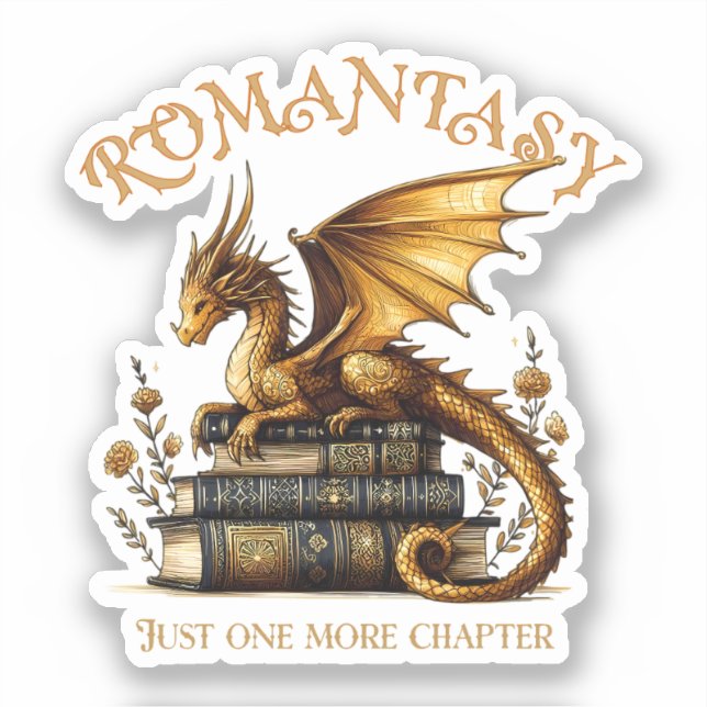 Romantasy Dragon Books Just one more chapter (Front)