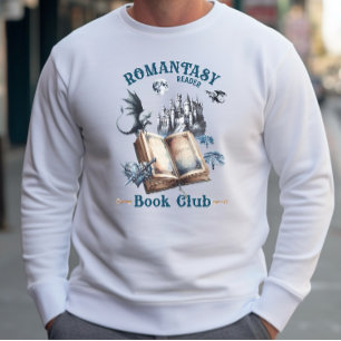 Romantasy Reader Dragon Book Club Castle Sweatshirt