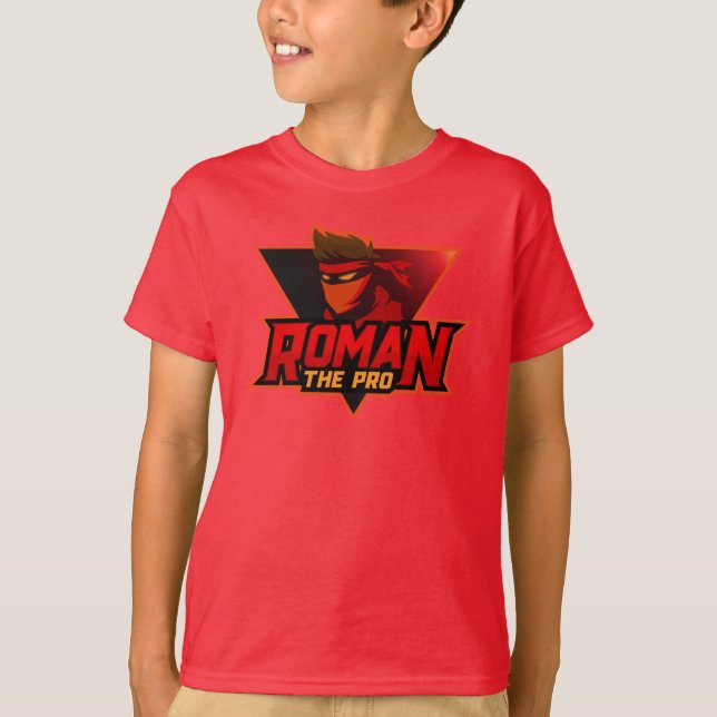 RomanThePro Kids Tee (Front)