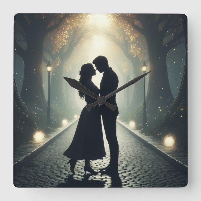  Romantic A moment in time wall clock (Front)