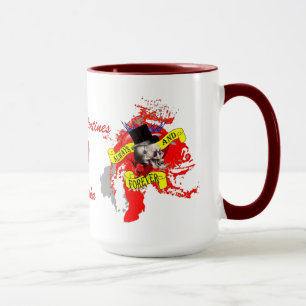 Romantic alternative gothic steampunk Valentines Mug