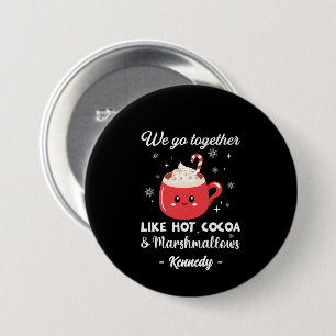 Romantic and Funny Christmas 7.5 Cm Round Badge