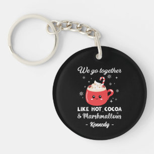 Romantic and Funny Christmas Key Ring