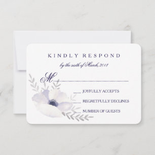 Romantic Anemones RSVP