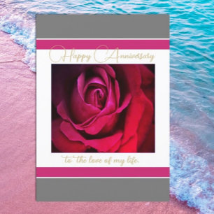 Romantic Anniversary Greeting Card