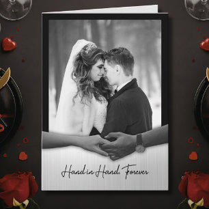 Romantic Anniversary Photo Card For Husband